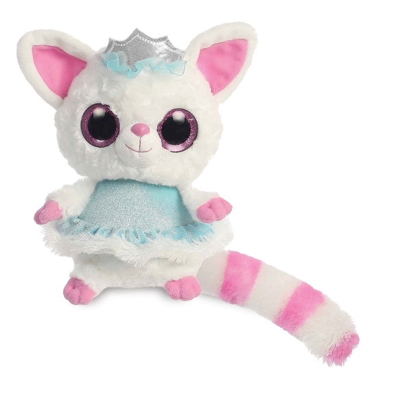 Aurora World YooHoo & Friends 8-Inch Pammee Ice Princess Lemur Stuffed Animal - Picture 1 of 5